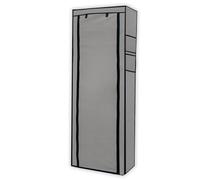 INTIRILIFE IL-100079 Juego de armarios, Gris Ceniza, DIY Faltschrank Schuhregal