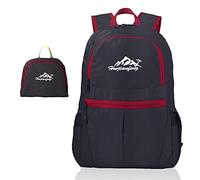INTIRILIFE Mochila Plegable Ultraligera - Mochila de Senderismo Unisex 36L Impermeable - Mochila al Aire Libre para Acampar, Hacer Senderismo, Viajar, Escalar y Mucho más