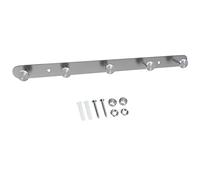 INTIRILIFE Perchero de acero inoxidable Modell A - 5 Ganco - Perchero de pared Perchero con gancho de pared en 5 diseños diferentes