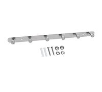 INTIRILIFE Perchero de Acero Inoxidable Modell A - 6 Ganco - Perchero de Pared Perchero con Gancho de Pared en 5 diseños Diferentes