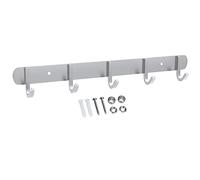 INTIRILIFE Perchero de Acero Inoxidable Modell D - 5 Ganco - Perchero de Pared Perchero con Gancho de Pared en 5 diseños Diferentes