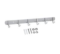 INTIRILIFE Perchero de Acero Inoxidable Modell D - 6 Ganco - Perchero de Pared Perchero con Gancho de Pared en 5 diseños Diferentes