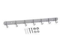 INTIRILIFE Perchero de Acero Inoxidable Modell D - 7 Ganco - Perchero de Pared Perchero con Gancho de Pared en 5 diseños Diferentes
