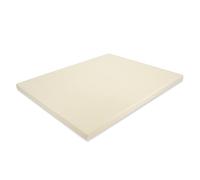 Intirilife Piedra para pizza multifuncional de 38 x 30 x 1.5 cm en color beige para horno y grill para hornear pan pizza y mucho más