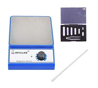 INTLLAB Agitador magnético con barra de agitación 7PCS Set y barra de agitación Retriever