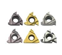 Intlshaft 11ER 16ER herramienta de torneado de hilo inserto de carburo CNC torno ranurado A55 A60 AG55 AG60 1,0/1,25/1,5/2,0/2,5/3,0 ISO(Aluminum,11ER A60)