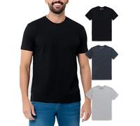 INTO The Am, Camiseta Suave y Ajustada de Manga Corta y Cuello Redondo para Hombre, S-XXXXL, Large