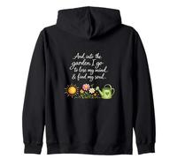 Into The Garden I Go For Mind & Soul, Jardinero Acogedor y cálido Sudadera con Capucha