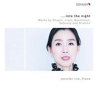 Into the night. Oeuvres pour piano de Chopin, Liszt, Beethoven, Debussy et Brahms. Lim.