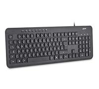 Intos Electronic 55369A InLine Design alemán QWERTZ teclado, interfaz USB, 44,5 cm x 16 cm x 2,5 cm, negro