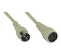 Intos Teclado garantía Teclado Cable DIN5/conector - DIN5/hembra 2.0 m Lisa
