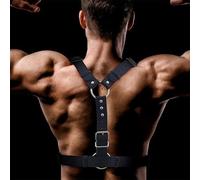 Intoyou Bdsm Line Fabrio Arnés Masculino para Bondage Cuero Vegano 228 g