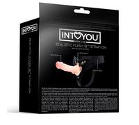 Intoyou Bdsm Line Mistress Arnés Elástico con Dildo de Silicona de 18 cm Natural 230 g