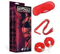 Intoyou Bdsm Line Set de Bondage para Principiantes 3 Piezas Rojo 200 g