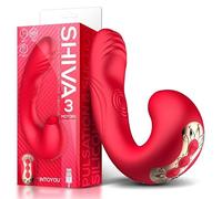 INTOYOU SHIVA VIBRADOR CON SUCCIÓN Y PULSACIÓN 3 MOTORES USB MAGNÉTICO SILICONA
