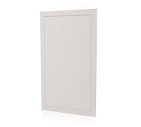 Intratec cuadro de distribución empotrado, IP40 - Caja de distribución interior, con puerta para instalación en espacios secos, de tres filas, 36 módulos, 592 x 346 x 94 mm, blanco
