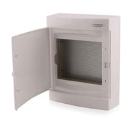 Intratec distribuidor de comunicación de superficie, IP40 - Distribuidor multimedia para hogar completamente conectado, armario para sistemas multimedia, 287 x 361 x 112 mm, blanco