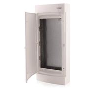 Intratec distribuidor de comunicación de superficie, IP40 - Distribuidor multimedia para hogar completamente conectado, armario para sistemas multimedia, 287 x 653 x 112 mm, blanco