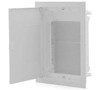 Intratec distribuidor de comunicación empotrado, IP40 - Distribuidor multimedia para hogar completamente conectado, serie DIXBOX-XT, armario para sistemas multimedia, 442 x 346 x 92 mm, blanco