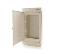Intratec distribuidor multimedia empotrado IP40, 283x482x70 mm - Blanco RAL 9003, ideal para Smart Home y redes domésticas