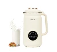 IntreLife Máquina de leche de nuez de 963,9 g, máquina de leche de soja 8 en 1 con bolsa de leche de nuez, máquina de leche a base de hierbas para almendras, avena, con arranque retardado/mantiene