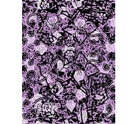 Intricate And Ethereal, Purple And Pink Journal, 200 Unlined, Star Detailed Page, 8x11, Hardcover Journal, Art Pad, Sketchbook, Drawing Book: Made ... By: Artist Mary Elisabeth Linder @ MaryEMade