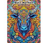 Intricate Bull Mandala Art: 50 Unique Floral and Geometric Bovine Designs for Creative Expression