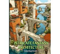 Intricate Fantasy Architecture Coloring Book for Adults: Dreamlike Buildings, Floating Cities & Imaginative Landscapes for Relaxation, Mindfulness & Artistic Inspiration