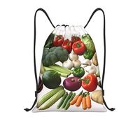 Introducción A Diversas Verduras Hombre Mujer Mochilas Deportiva Ajustable Bolsa De Gimnasio Plegable Mochila Con Cordón Para Baloncesto Yoga Natación