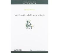 Introduccion A La Fenomenologia