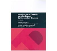 INTRODUCCION AL DERECHO PARA LOS GRADOS DE ECONOMIA Y EMPRESA 6ª EDICION