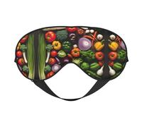 Introducción de la máscara de ojos ultra suave que bloquea la luz con varios vegetales, para una comodidad óptima y un sueño reparador