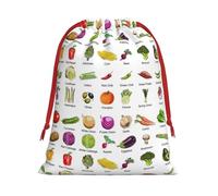 Introducción de varias bolsas de regalo con cordón para Navidad, fiestas de vacaciones, bolsas de regalo de varios tamaños