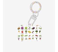 Introducción de varias etiquetas de identificación de perro con estampado de verduras en forma de hueso, etiquetas de identificación de perro con forma de hueso, etiquetas de nombre de mascota