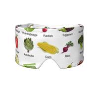 Introducción de varias orejeras con estampado de verduras para ojos y orejas, bloqueo de ruido para adultos, niños, hombres y mujeres