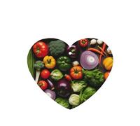 Introducción de varias verduras imprimiendo 10 tarjetas ambientadoras, ambientador colgante perfumado para coche, hojas fragantes para uso en coche