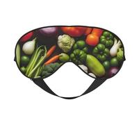 Introducción de varios cubrebocas con estampado de vegetales, suave y opaco, cubierta de ojos vendados para mujeres y hombres, noche completa de sueño, viajes