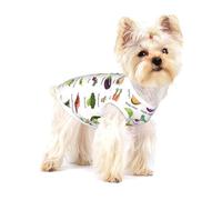 Introducción de varios vegetales camiseta sin mangas ligera para perros, camisas para perros pequeños, camisetas elásticas sin mangas