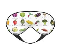 Introducción de varios vegetales con estampado cómodo para dormir para hombres y mujeres, ligero, para viajes, siesta, meditación, yoga, trabajo