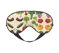 Introducción de vegetales antifaz para dormir, máscara de ojos opaca para dormir, máscara de ojos cómoda para dormir para viajes, meditación y siesta