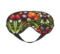 Introducción de vegetales antifaz para dormir, máscara de ojos opaca para dormir, máscara de ojos cómoda para dormir para viajes, meditación y siesta