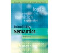 Introducing Semantics Paperback (Cambridge Introductions to Language and Linguistics)