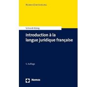 Introduction à la langue juridique française (NomosEinfuhrung)