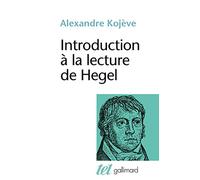 Introduction à la lecture de Hegel