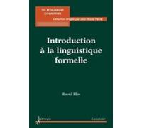 Introduction À La Linguistique Formelle (ebook)
