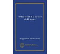 Introduction à la science de l'histoire (v.1)