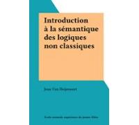 Introduction À La Sémantique Des Logiques Non Classiques (ebook)