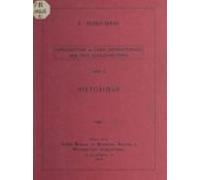 Introduction À Laide Internationale Aux Pays Sous-développés (2). Hist