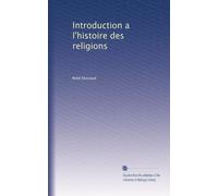 Introduction a l'histoire des religions