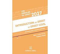 Introduction au droit et droit civil L1: Méthodologie & sujets corrigés